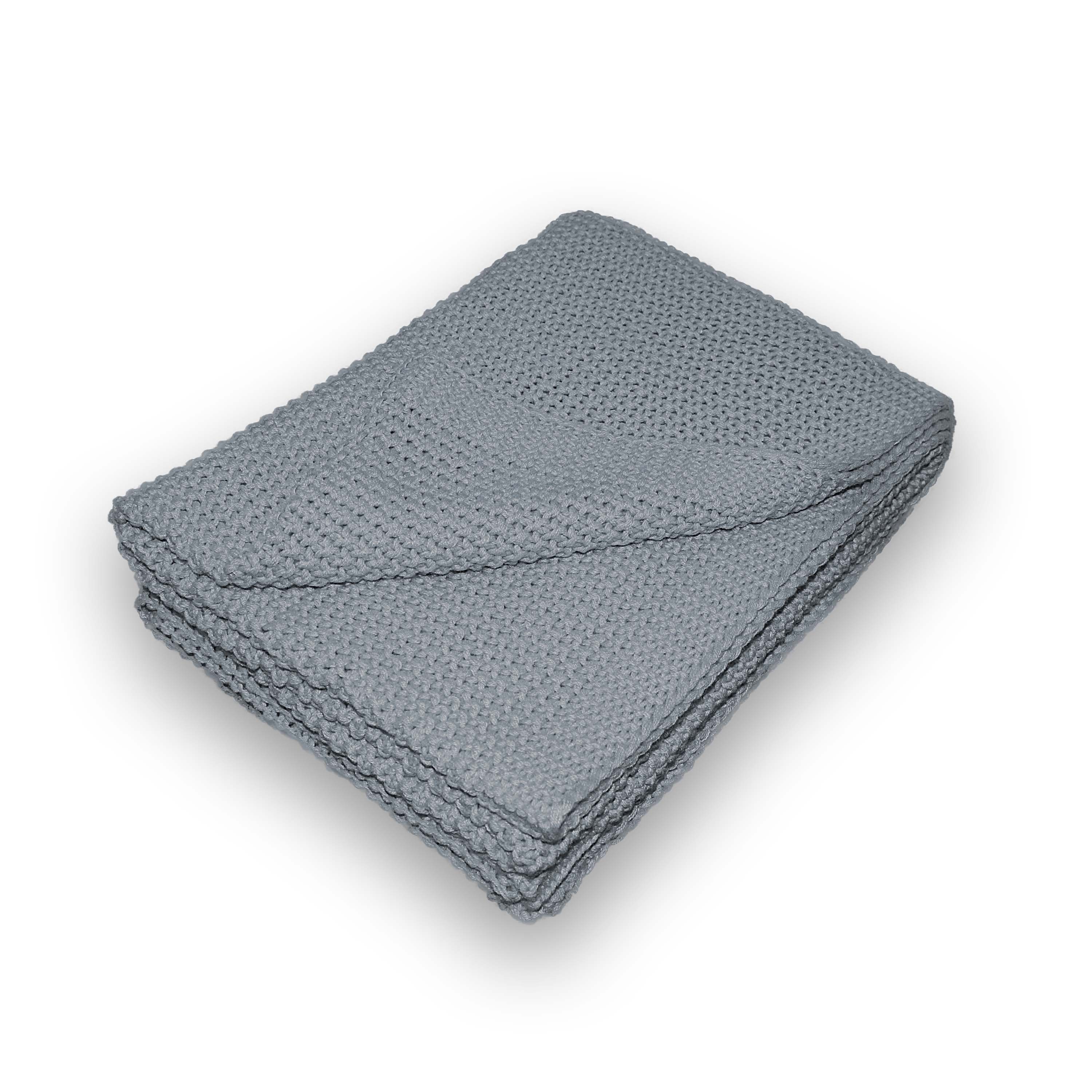 Traumhaft gut schlafen Strickdecke – Kuscheldecke in verschiedenen Farben, 100% Polyester