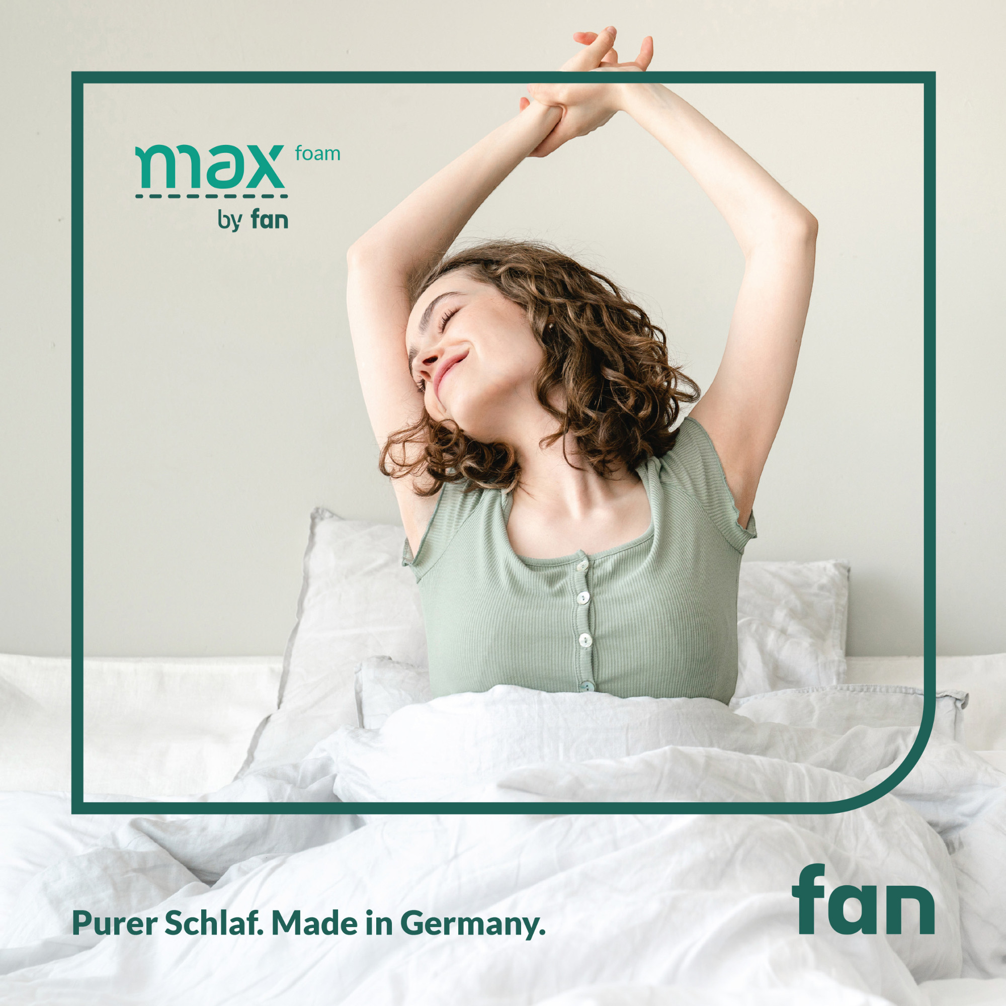 f.a.n. max foam | max spring | 5-Zonen-Matratze mit Komfortschaum oder Tonnentaschenfederkern