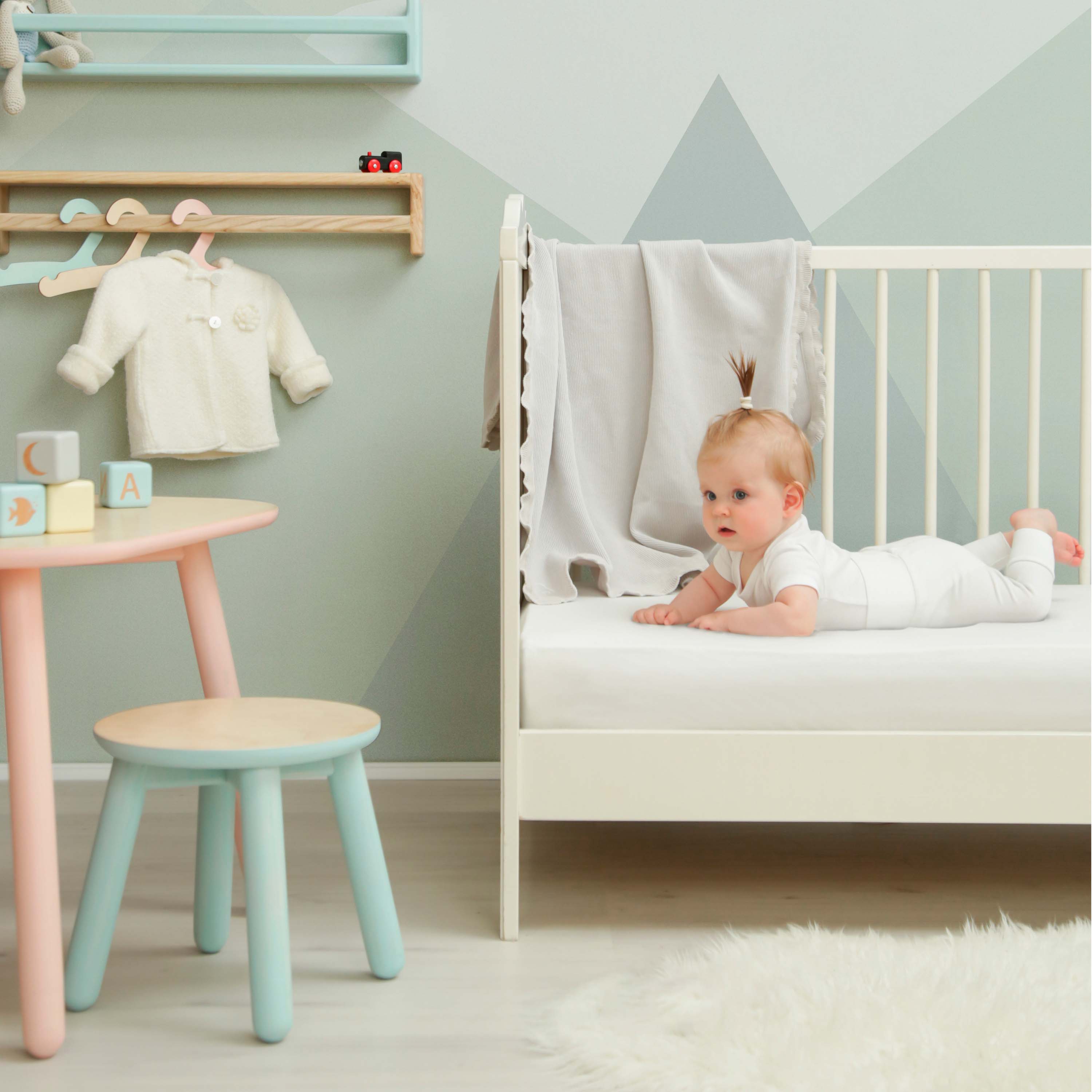 Traumhaft gut Schlafen – Kinder-/Baby Spannbetttuch, hochwertige Qualität, trocknergeeignet 
