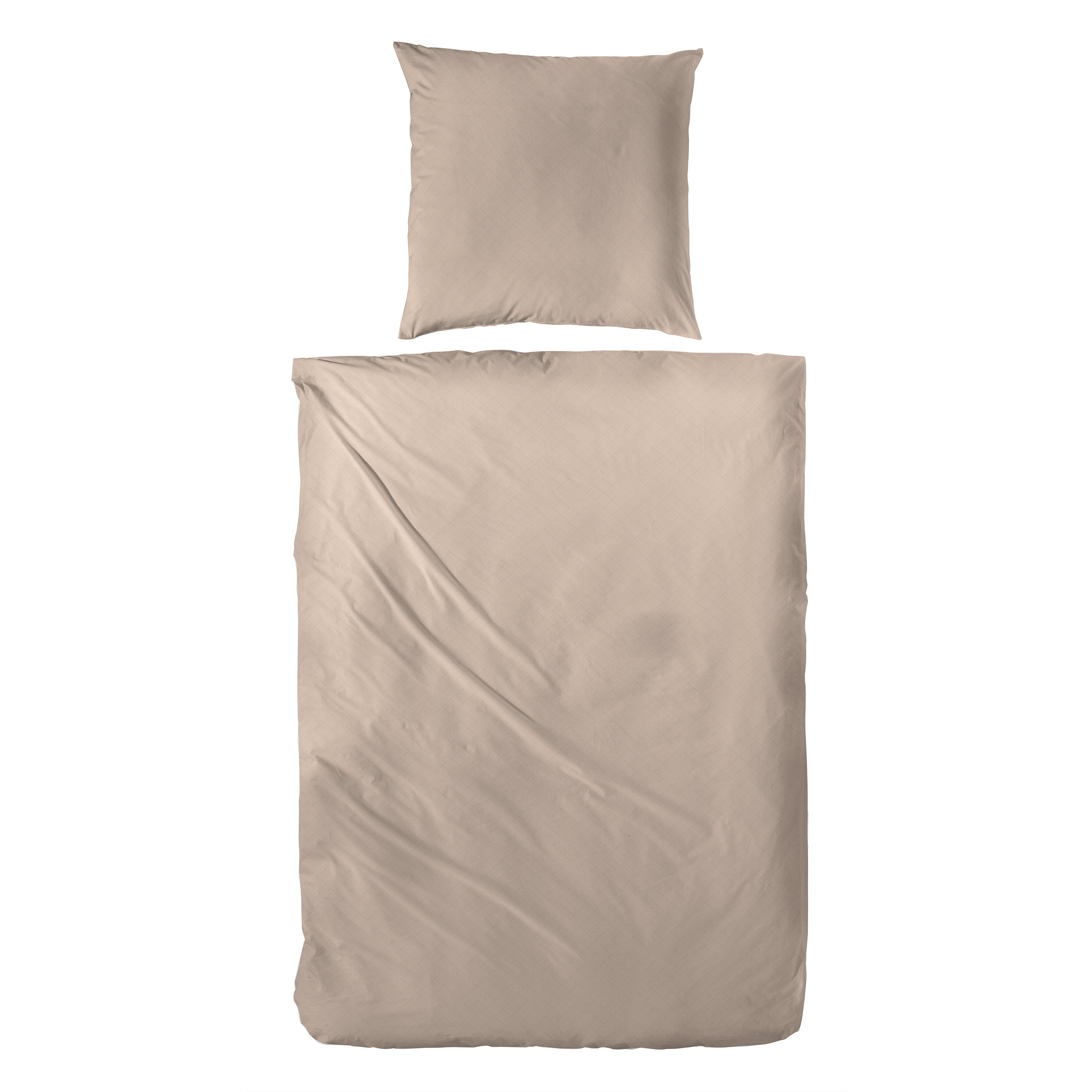 Traumhaft gut schlafen –Bettwäsche „Falsches Uni“, 100% Baumwolle, in versch. Farben 